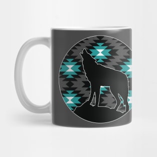 Wolf Pattern 3 (alt) Mug